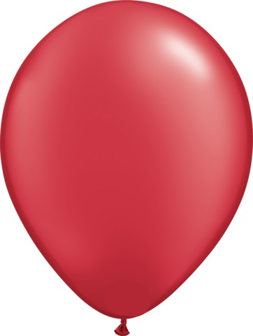 Pearl Ruby Red Balloon